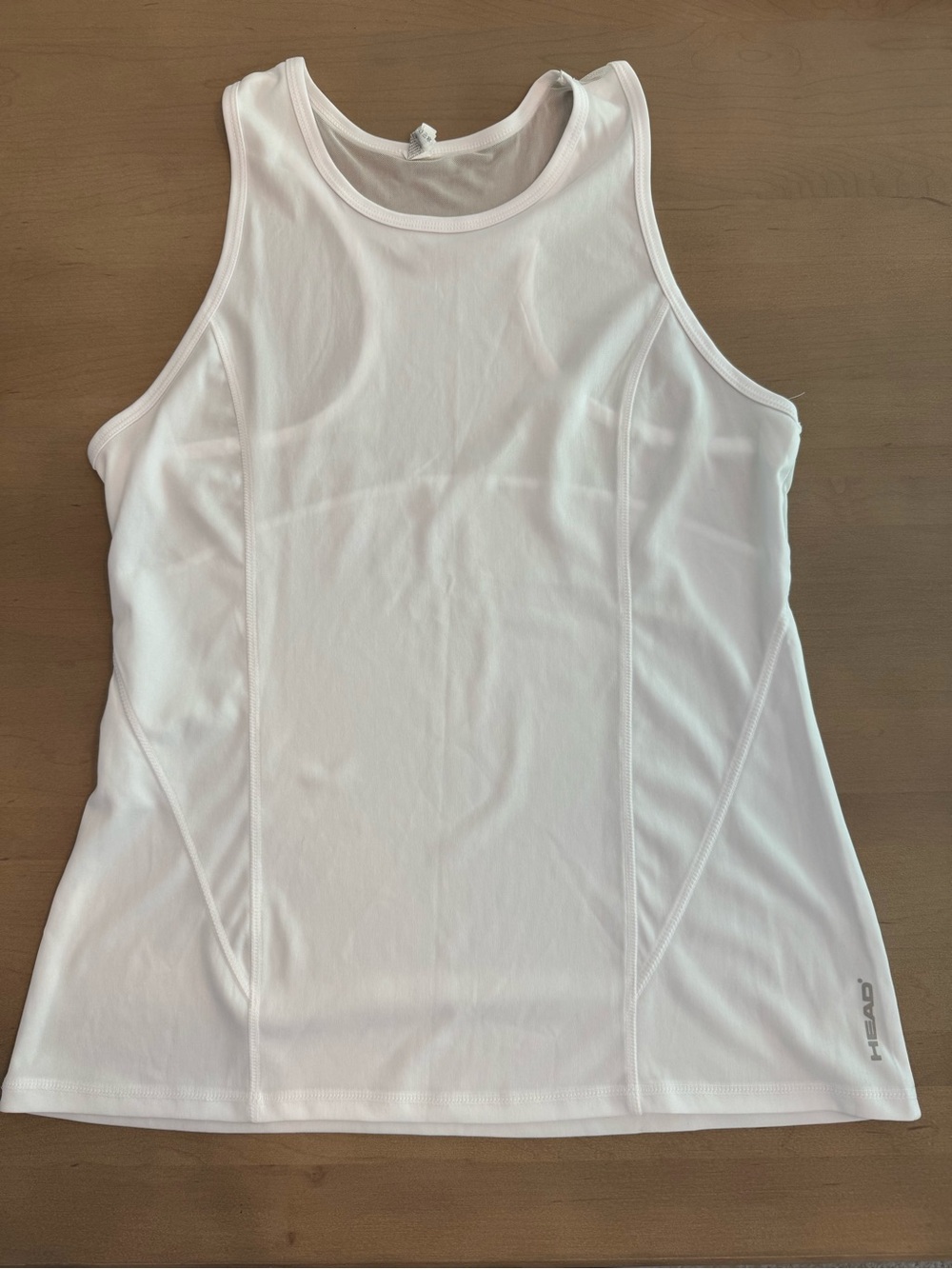 Head White Mesh-Back Athletic Tank